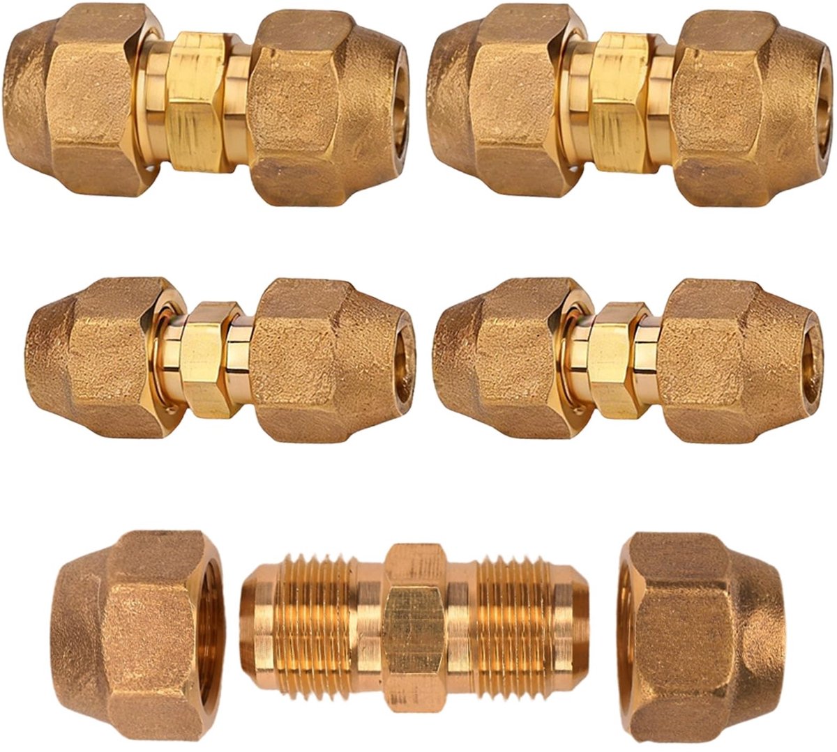 Solidchoice - Airconditioning Split Verbinding Nippelset 3/8 Inch