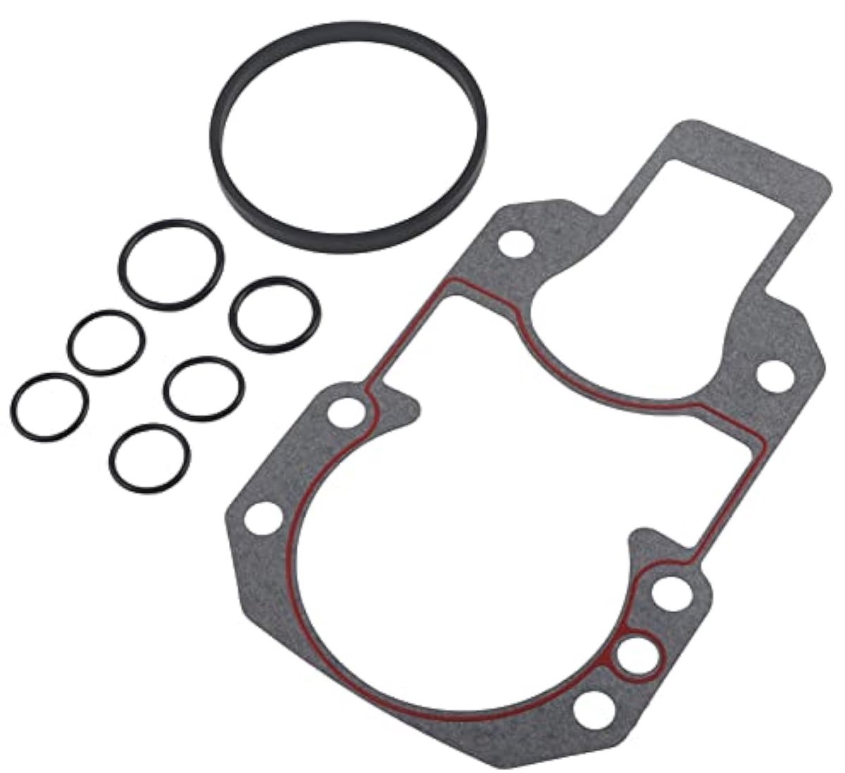 Complete 6-delige Marine Outdrive Pakking Set voor MerCruiser Alpha One Gen II, Onderhoud en Vervanging, 27-94996Q2, 18-2619, Duurzaam en Betrouwbaar