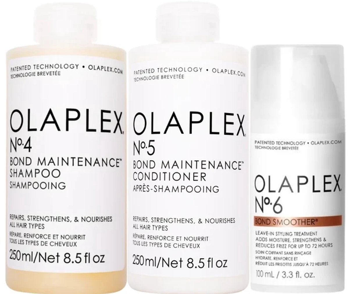 Olaplex - Hair Repair & Smooth Set No. 4, No. 5 en No. 6 - 2X250ml + 100ml