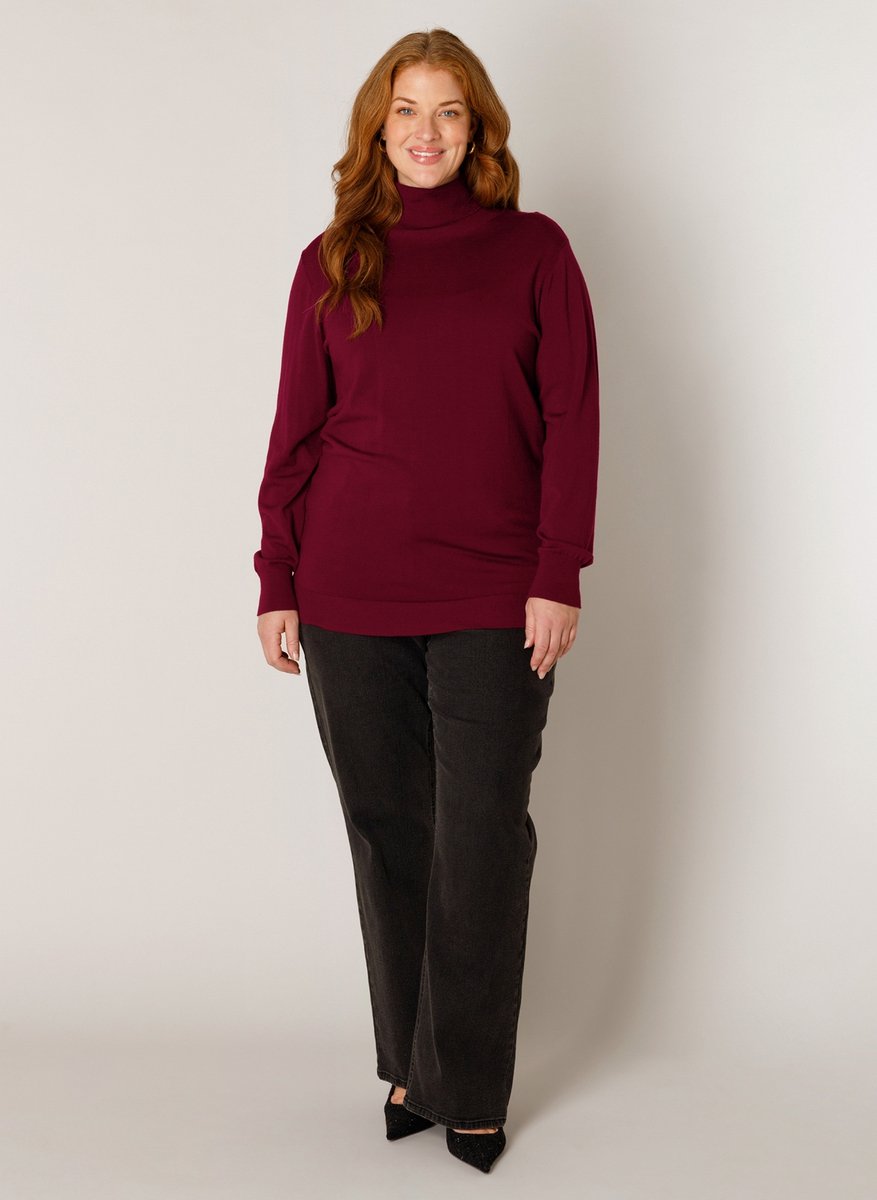 BASE LEVEL CURVY Yuena Trui - Wine Red - maat 3(52)