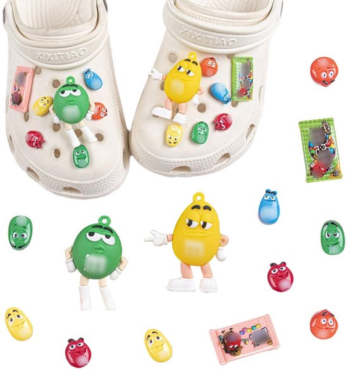 - Schoen Charms Set - 14-delige Decoraties - Waterdicht en Creatief - DIY Schoenaccessoires - Leuke Cartoon Figuren - Geschikt voor Kids