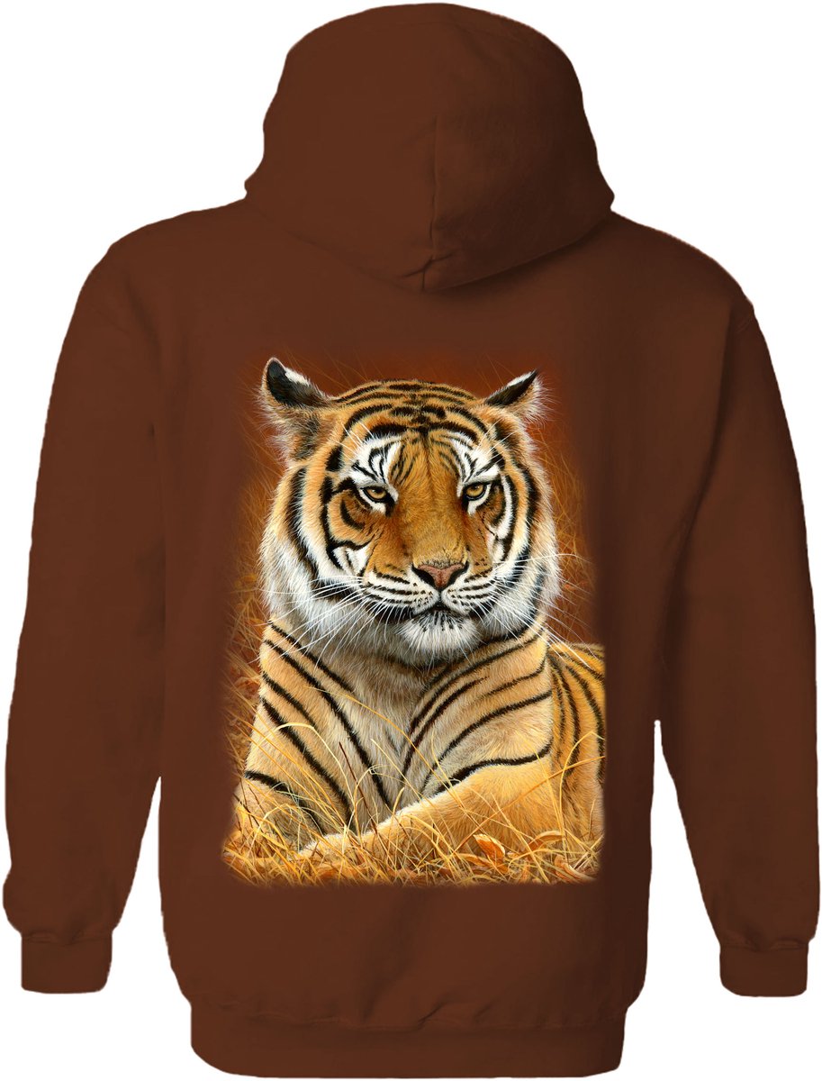 Tijger Graceful Tiger The Coloured House Hoodie XXL
