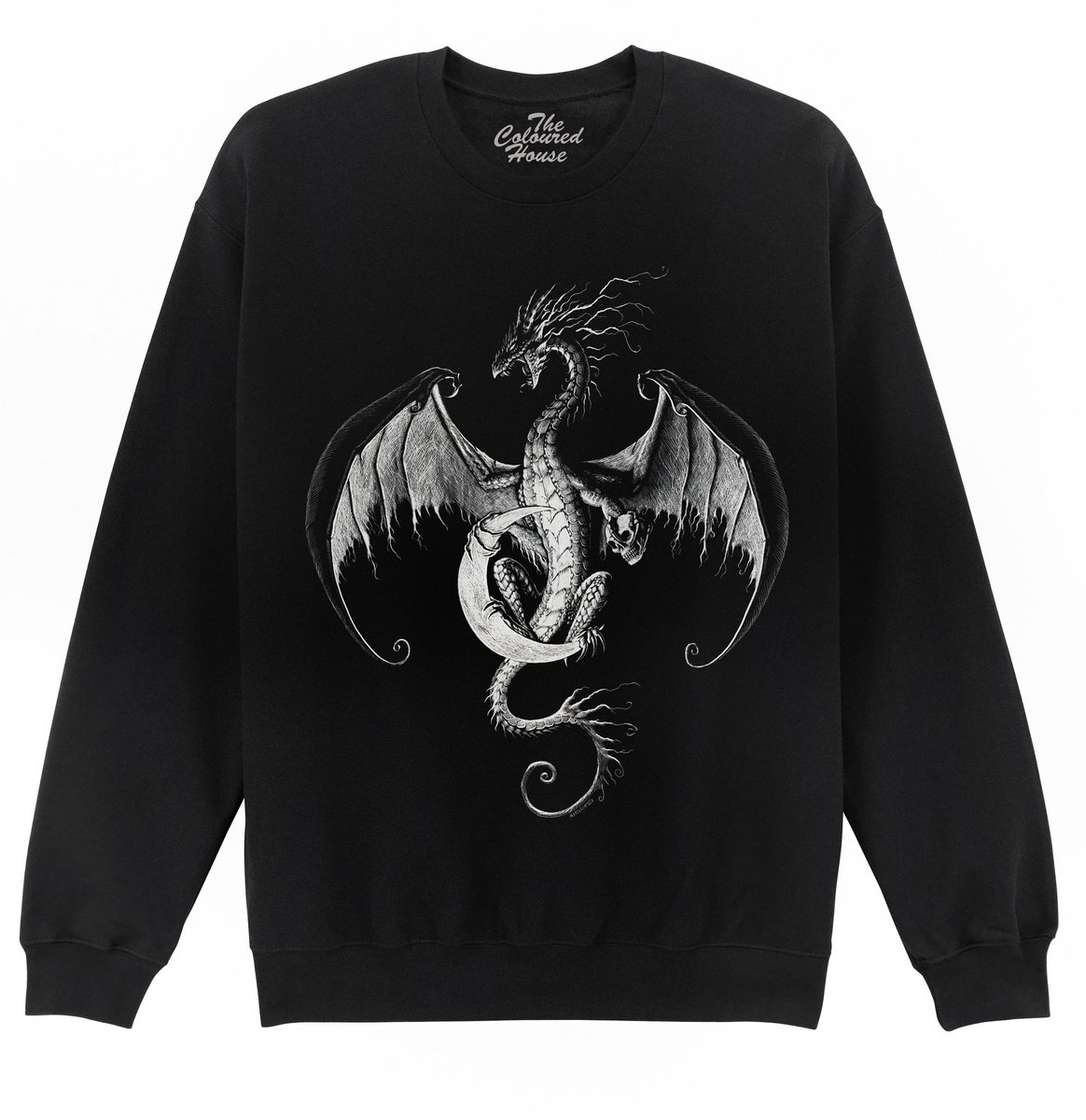 Draak Moon Glow Dragon The Coloured House Sweater XXL