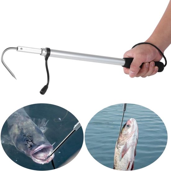 Vishaken - Hengelsport Accessoires - Voor Snoek & Baars - RVS - 28cm-65cm - Perfect voor Wintervissen - Voor de Serieuze Visser — afbeelding 3