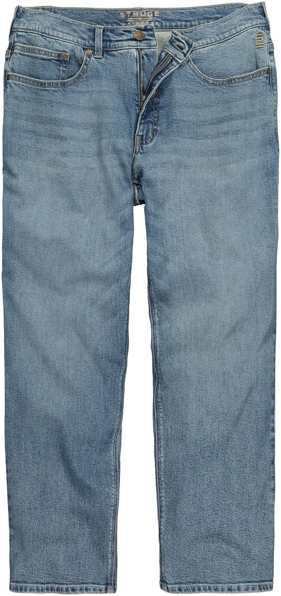 STHUGE - Heren - Jeans baggy fit 5-pocket vintage look tot 72 - Blauw denim - Maat 54