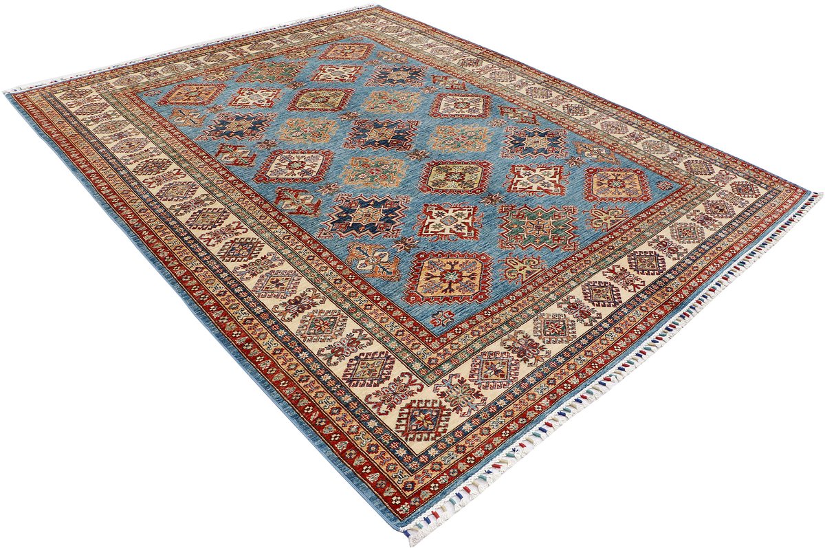 Afghan Super Kazak Handgemaakt Tapijt