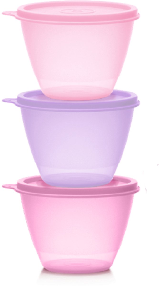 Tupperware koelkast kommen set