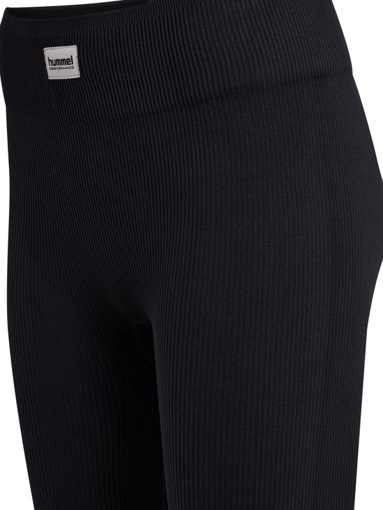 Hummel Dames Sportleggings Effen Logo Elastische Taille Slim Fit Casual van Hummel — afbeelding 4