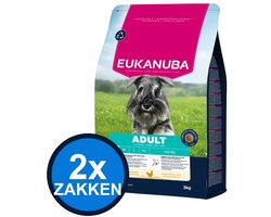 2x Eukanuba - Life Care Dog Adult Small Chicken - Hondenvoer Droogvoer - 3 kg