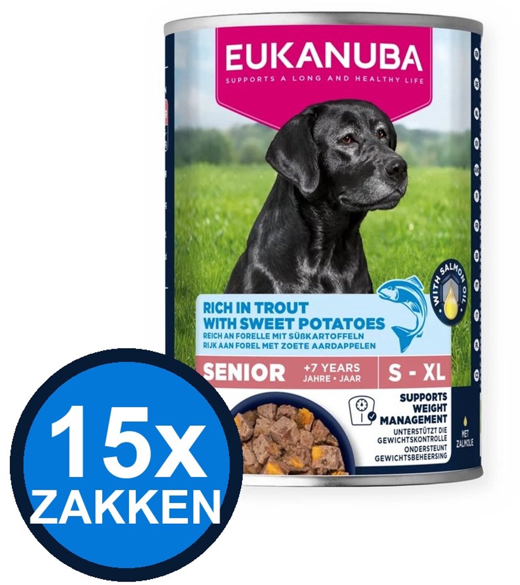 Eukanuba Eukanuba - Life Care Dog Wet Senior Lamb & Potato - Hondenvoer Natvoer - 400 g