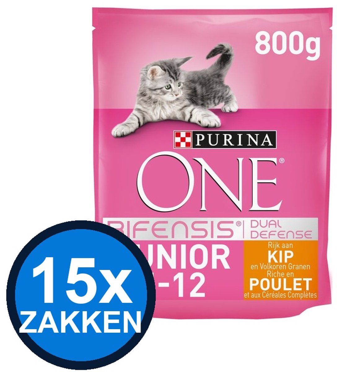 Purina One Purina One - Junior Kip - Kattenvoer Droogvoer - 800 g