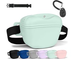 Premium Siliconen Hondensnoepzak met Magnetische Sluiting, Draagbare Tas voor Wandelen en Training, Ideaal voor Hondenliefhebbers