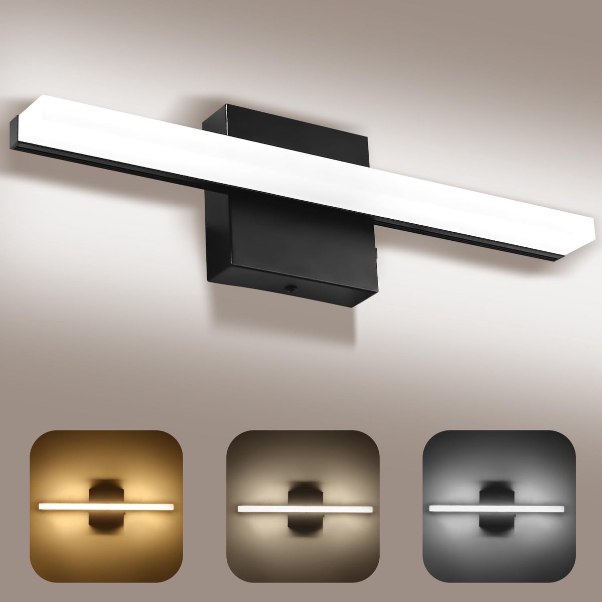 Spiegellamp voor Badkamer - Acryl - Instelbare Kleurtemperatuur - LED Techniek - Voor Wandmontage