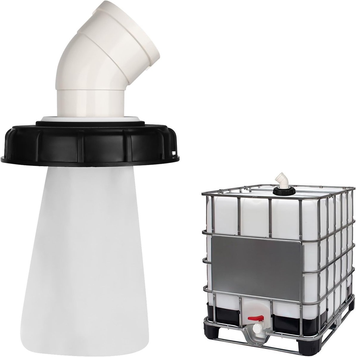 IBC Dekselfilter - Kunststof - Herbruikbaar en Uitwasbaar - Effectieve Waterfiltering - Voor IBC Regenwatertank