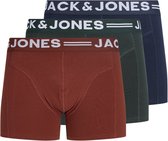 JACK & JONES PLUS - JACSENSE TRUNKS 3-PACK NOOS PLS Heren Onderbroek