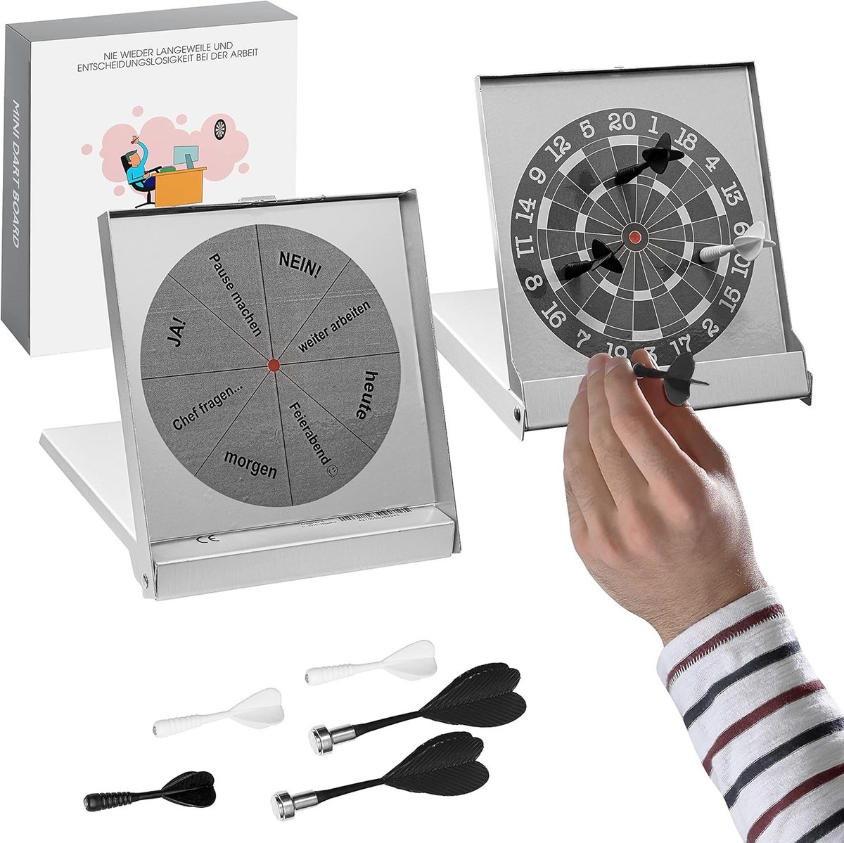 Anti-stress Dartbord - Magnetisch - Beslissingsondersteuning - Compact en Opvouwbaar - Voor Iedereen