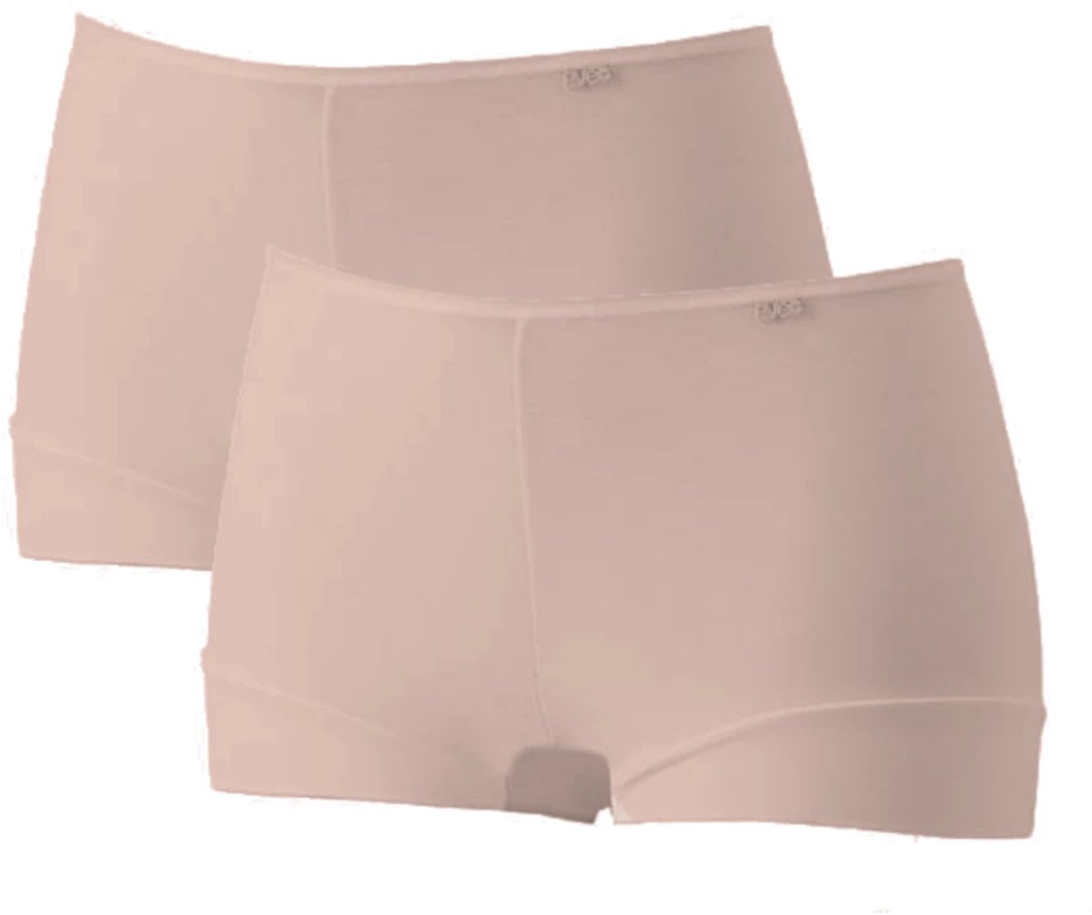 Avet dames boxershorts - microvezel - 2-pack - maat L - poeder roze