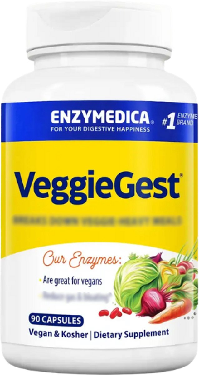 VeggieGest van Enzymedica - 90 capsules
