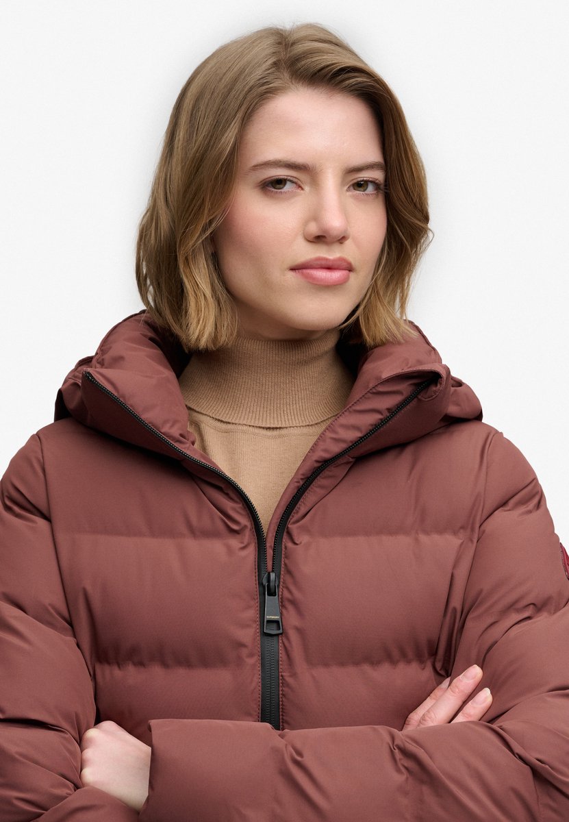 Superdry - City Mid Gewatteerde Jas - Dames - Gewatteerde jassen