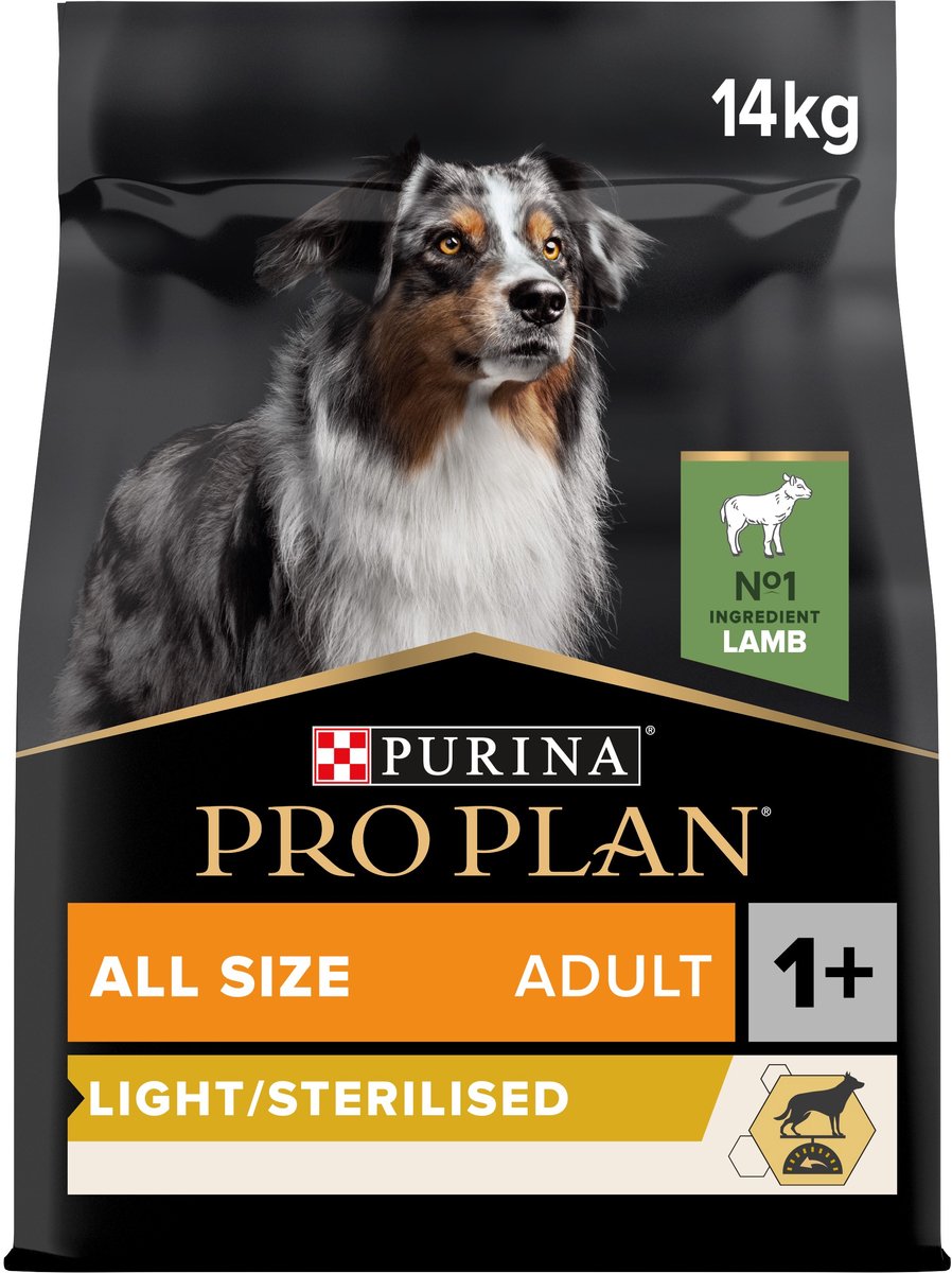 Pro Plan Pro Plan Light Sterilised Adult Hondenvoer Met Lam 14kg