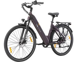 TTGO C3SE E-bike - 25 km/u - 28inch - 80km actieradius - 250W motor - 36V18Ah accu - 52NM - paars
