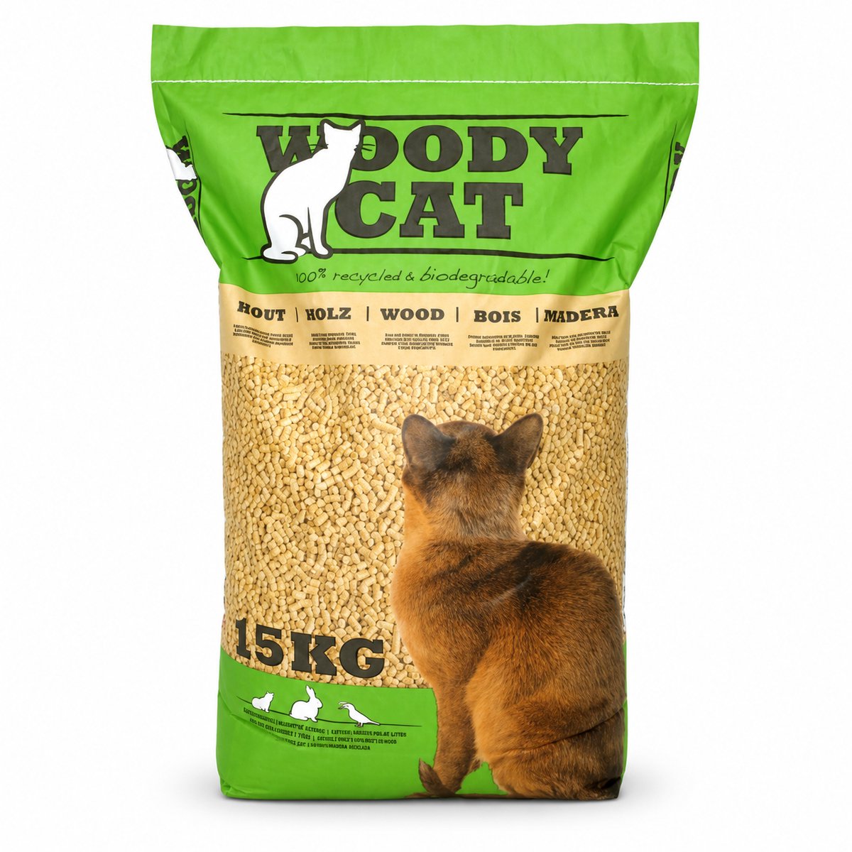 Bol.com Woody Cat Houtkorrel 25 liter aanbieding
