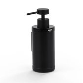 HUSH Living - Zeepdispenser 250ml - wandmontage - ruimtebesparend & netjes - RVS met matte coating - zwart