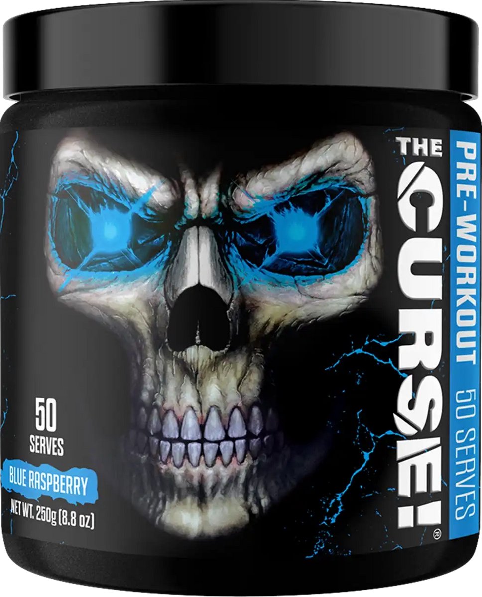 JNX Sports The Curse! (50 serv) Blue Raspberry - Pre-Workout - Pre-Workout Booster