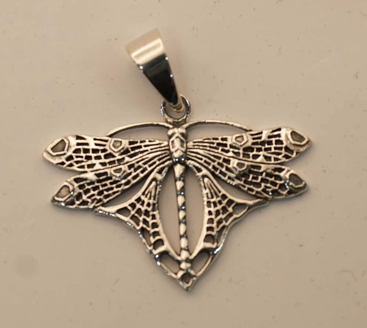 Sterling zilveren hanger mot - insekt hanger 925 zilver - vliegend insekt hanger van zilver - motje hanger voor aan ketting - leuke zilveren hanger van een mot - animal pendant silver - sierlijke sterling zilveren hanger voor vrouwen