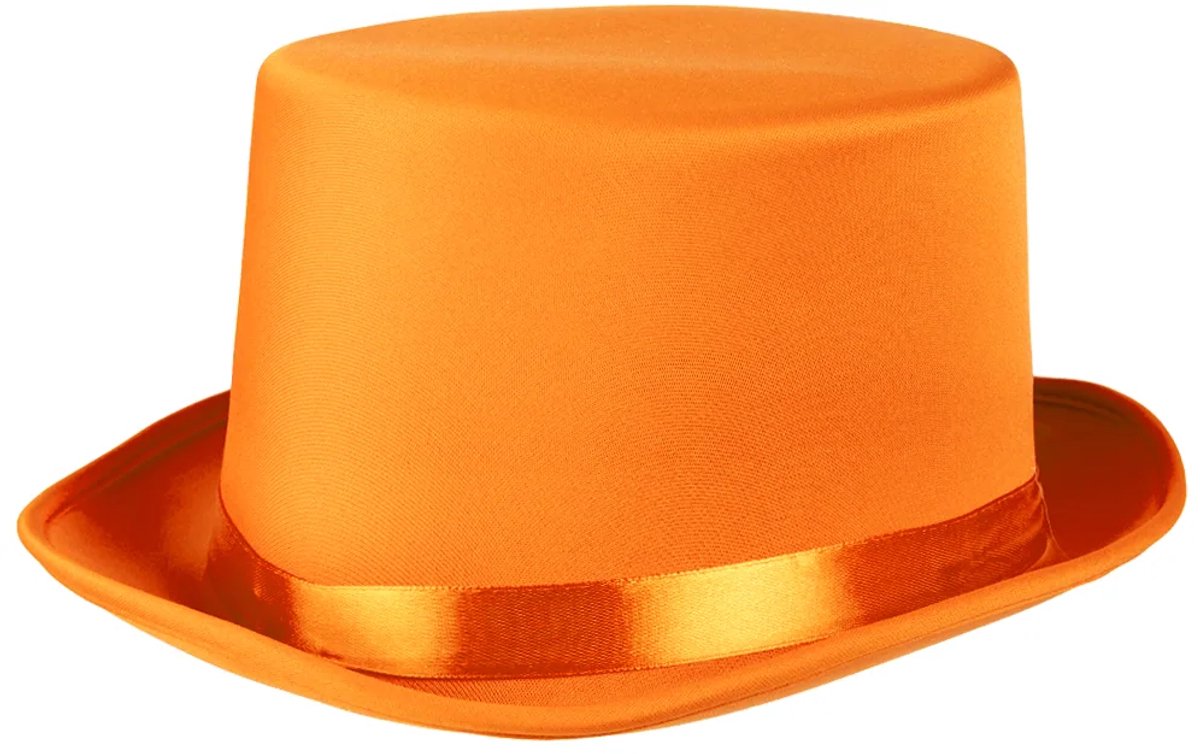 Hoed - Hoge hoed - Oranje