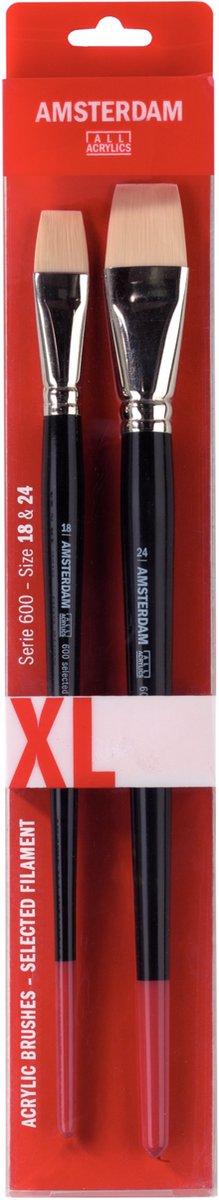 Amsterdam Penselenset serie 600, XL (18-24) - synthetisch plat — afbeelding 5