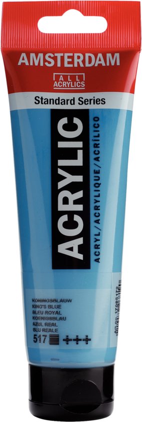 Peinture acrylique standard d'Amsterdam 120 ml 517 Bleu royal