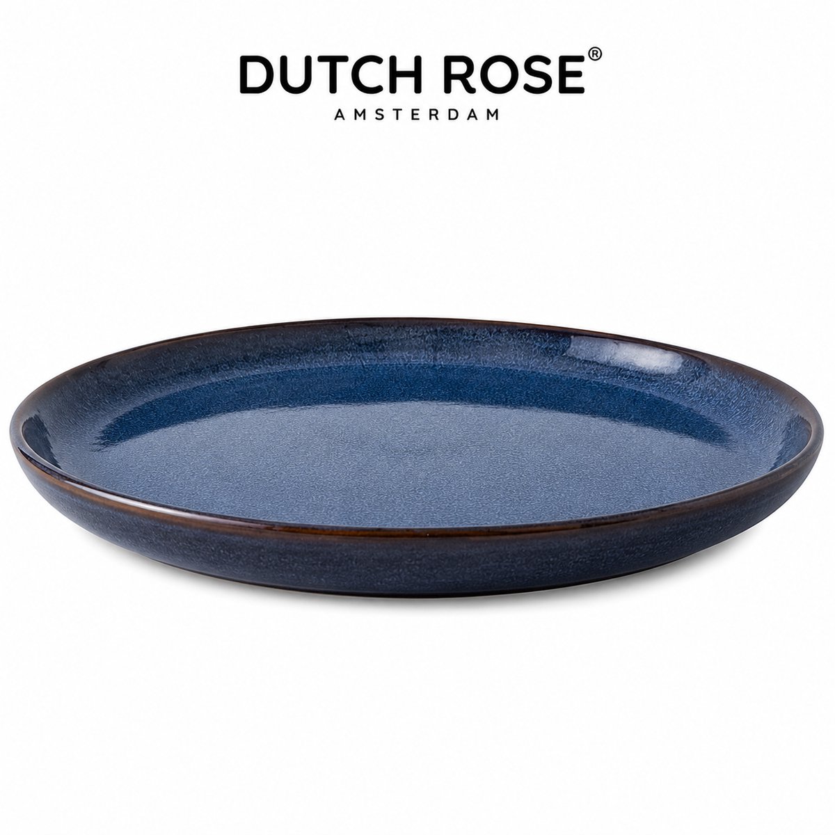 Dutch Rose Sapphire Sapphire Borden - Ø 21.5cm - Blauw