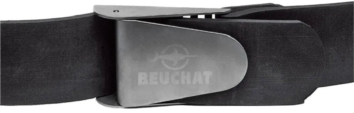 Beuchat Inox Buckle Neoprene Riem Zwart