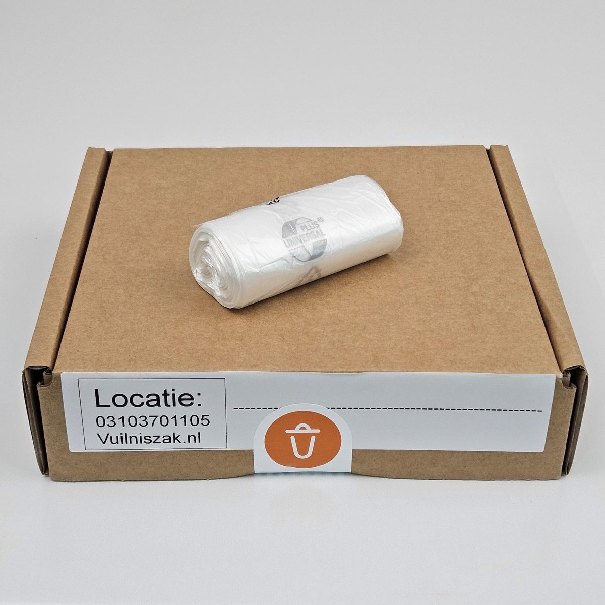 Transparante Vuilniszakken 4 Liter | 500 Zakken | HDPE | 5 My | 31x37 cm