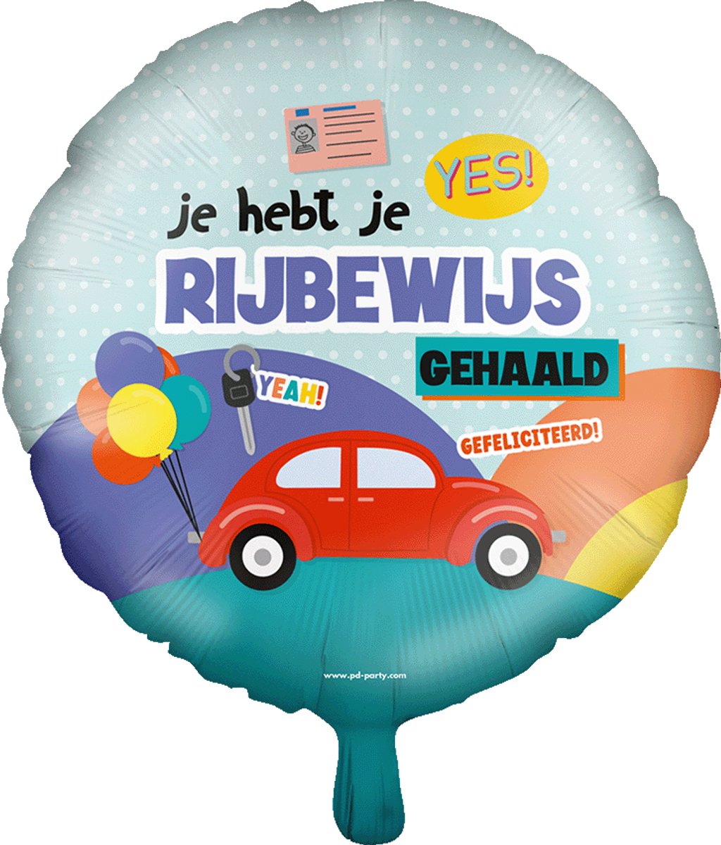 Foil balloon - Rijbewijs