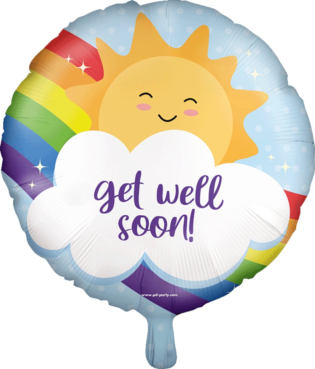 Foil balloon - Get well soon