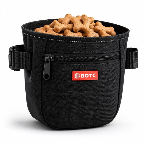 BOTC Beloningstasje voor Honden - Beloningszakje - Beloningstasje - Honden Snoepjes – Beloningszakje - Zwart