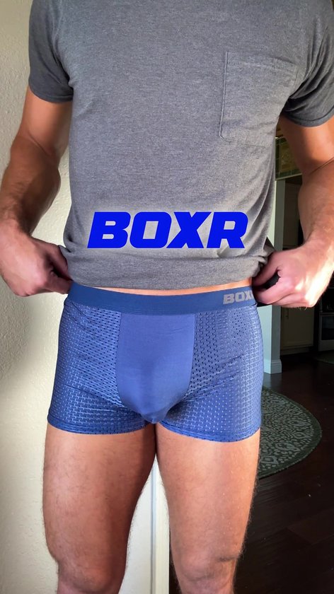BOXR Boxershort Heren 4 Pack - Bamboe Ondergoed Heren - Duurzaam & Ademend - Zijdezacht - Perfecte Pasvorm - Heren Ondergoed - Onderbroeken Heren - Ideaal voor Dagelijks Gebruik & Sport - Maat XXL
