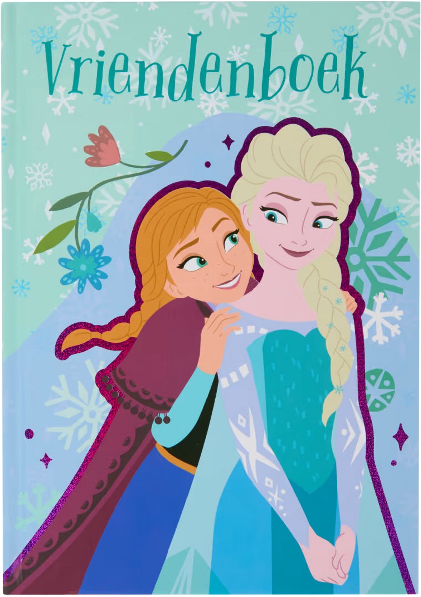 Disney Frozen Vriendenboekje Hardcover – Invulboek voor Vriendjes en Vriendinnetjes – Herinneringsboek met Elsa & Anna – School & Cadeau voor Kinderen