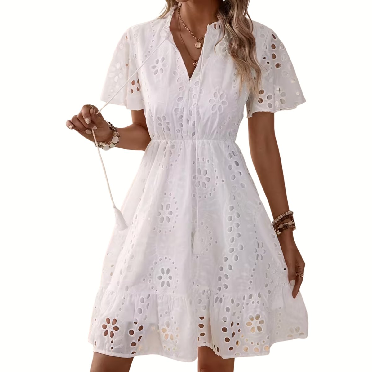 Currero Zomerjurk Dames Zomerjurken Volwassenen Vrouwen Midi Jurk Ibiza Stijl Sundress Dress XL Multicolor