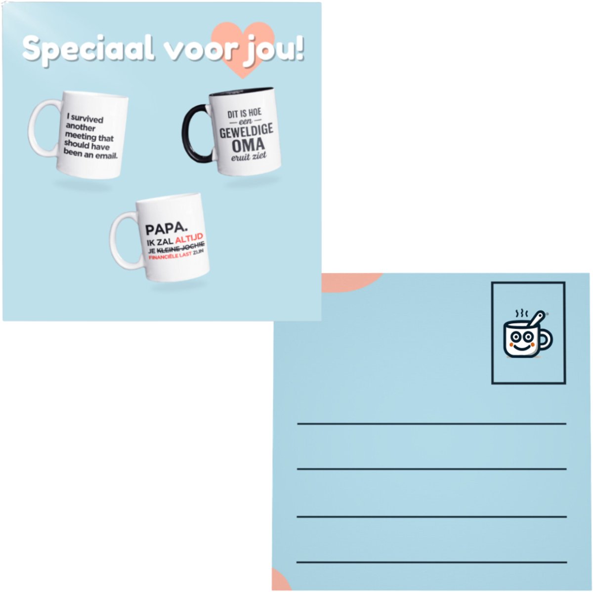 NietMokken.nl - Mok Cadeauset – Papa Ik Zal Altijd Je Jongetje Zijn Mok – Grappig Cadeau voor Vader van Zoon – Inclusief Cadeaudoos, Kaartje & Vilten Onderzetter – Keramische Mok 325 ml – Aan beide zijden bedrukt — cadeau in Cadeau-ideeën - foto 6