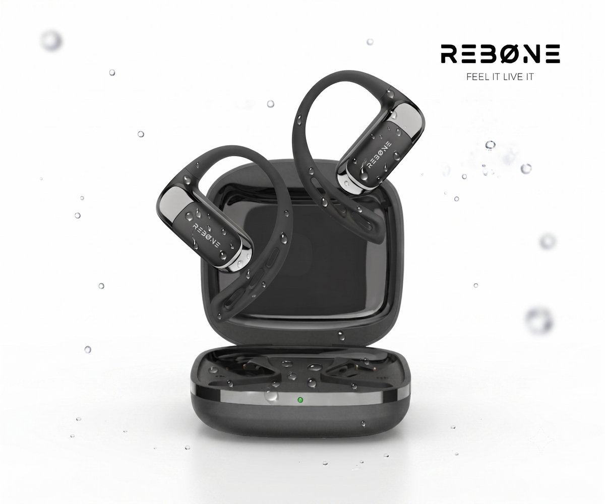 REBØNE AERO Draadloze Oordopjes - Bone Conduction - REBØNE - €48,95