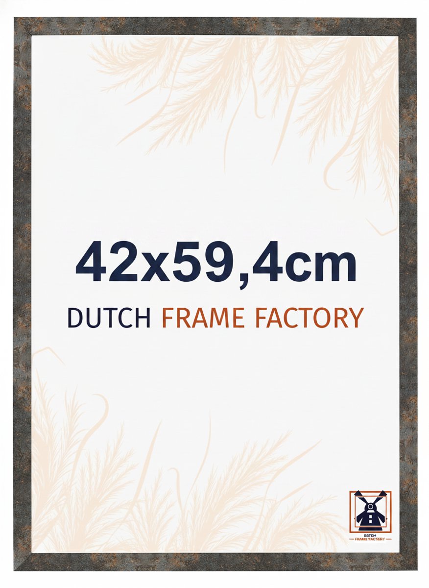 Dutch Frame Factory Fotolijst A2 42x59,4 cm - MDF - Geoxideerd Metaal - Benno