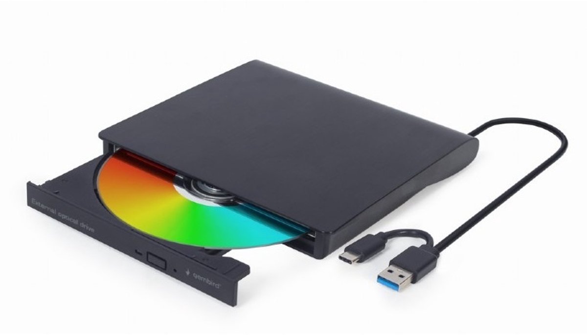 Gembird DVD-USB-031 optisch schijfstation Intern DVD±RW Zwart