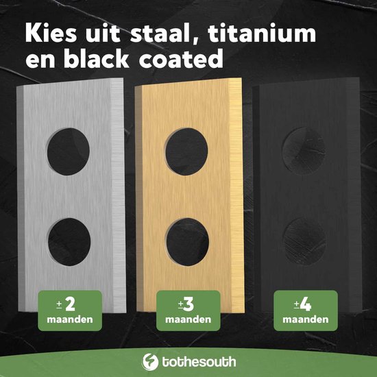 To the South® Universele Robotmaaier Mesjes geschikt voor Worx Landroid, Central Park, Einhell, Fuxtec, Grouw, Güde, Kress, LandXcape, NAC, Orbex, Parkside, Scheppach, Texas, Zoef, Mowox, Practixx, Ecovacs & Ferrex R800 Smart - Titanium - 30 Stuks van To the South — afbeelding 2