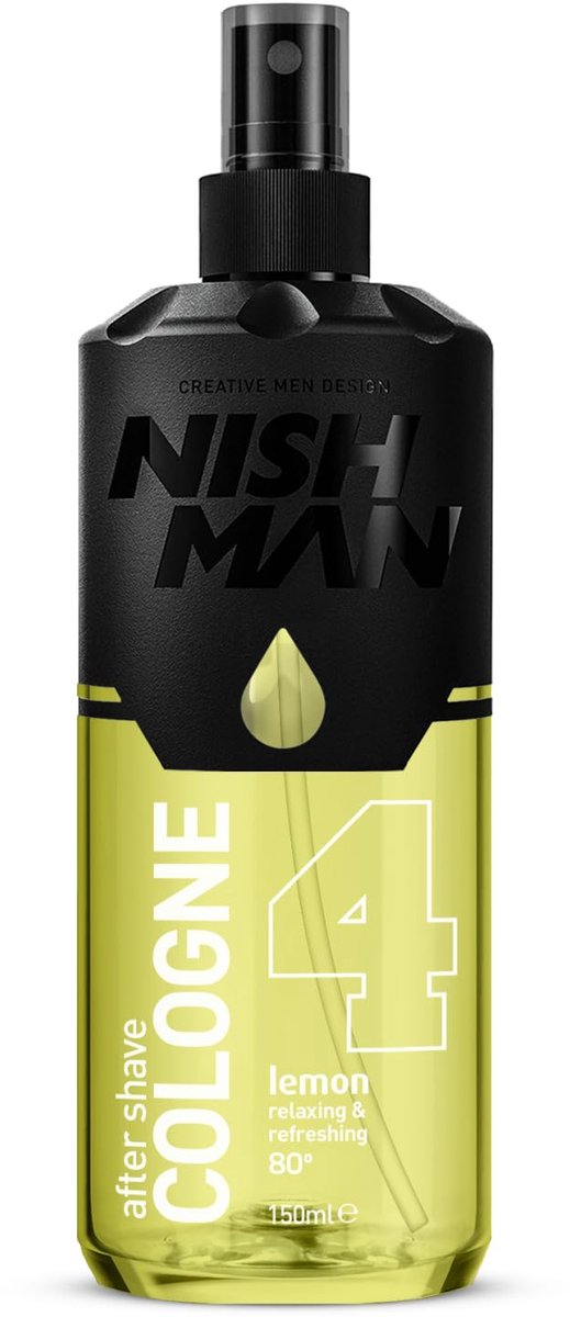 Nish Man - After Shave Cologne - Lemon 4 - 150 ml