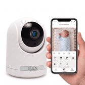 KUUS. BM2 WiFi Babyfoon met Camera en App (Zonder los scherm) – 2K Baby Monitor – 360° Draaibare & Kantelbare Babycamera – Scherpe Nachtvisie – Bewegings- & Geluidsmeldingen – EU Cloud & SD Opslag | KUUS. BM2
