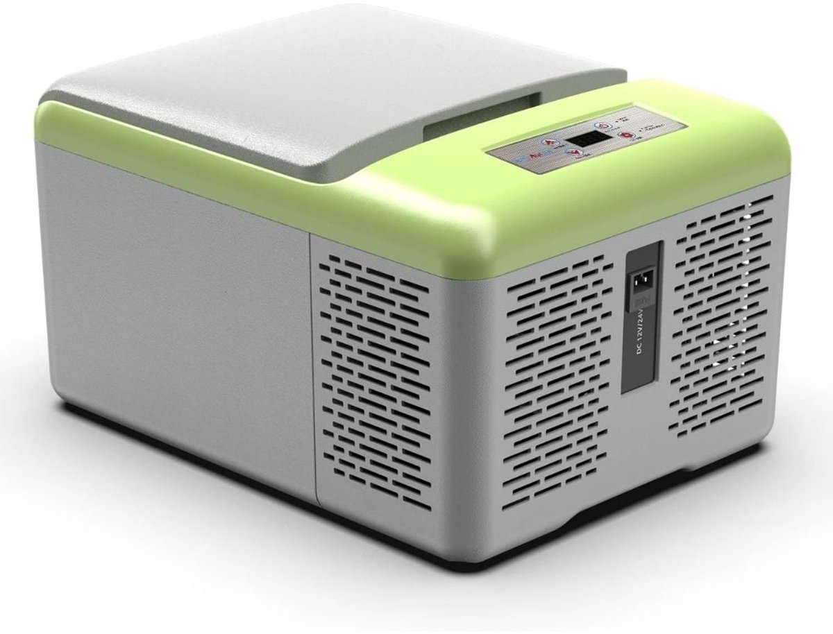 JCP® Koelbox - 9 Litres - Koelbox 12v 220v - Koelbox Elektrisch - Grijs - 43cm x 32cm x 25cm