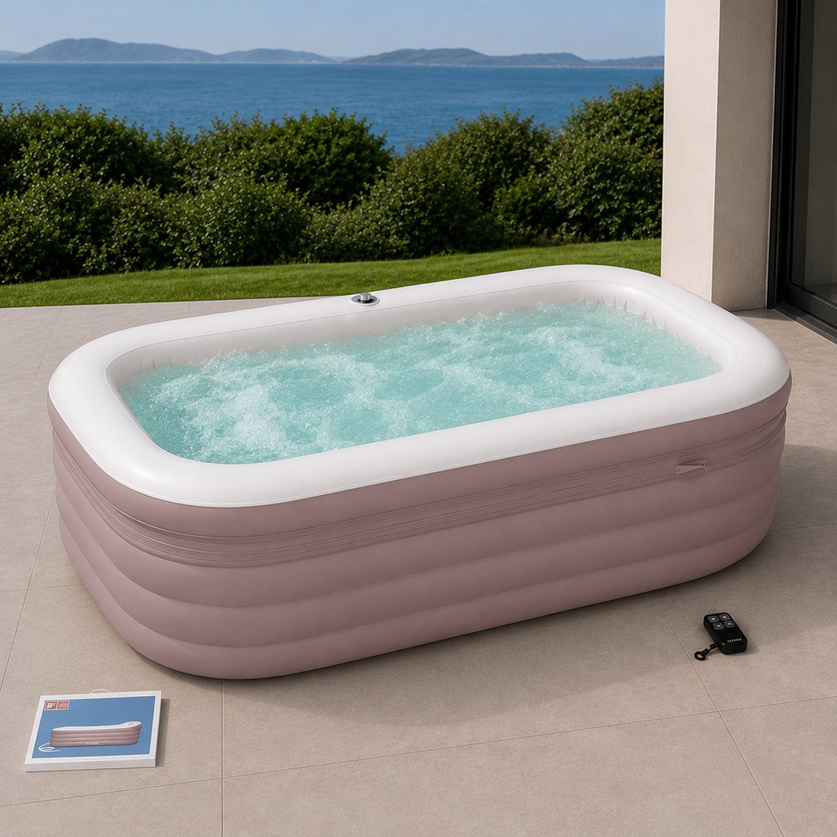 Luxe Hoek-Whirlpool - Hydro Massage - Vrijstaand - Novihome